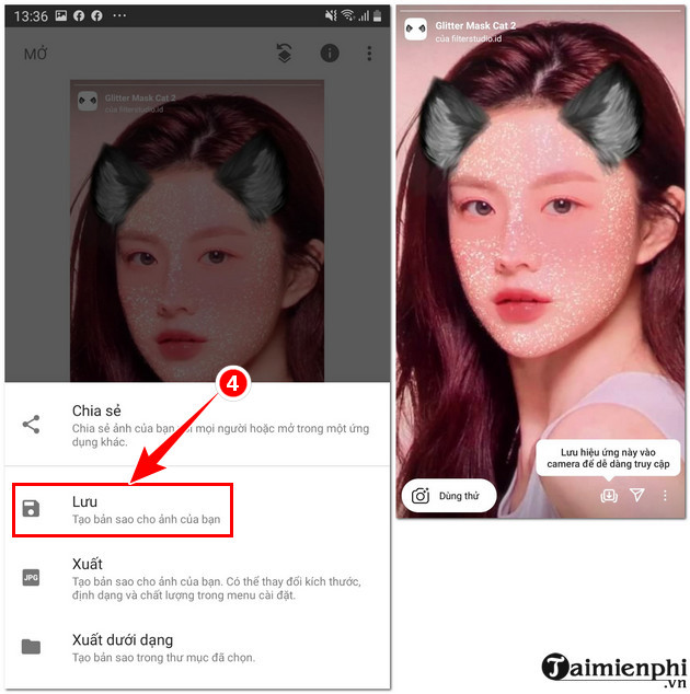 How to save photos on Snapseed to your device Picture 3
