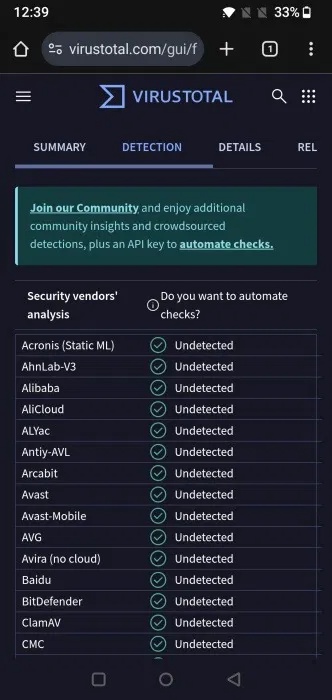 Picture 7 of How to scan APK files to check if they contain viruses.