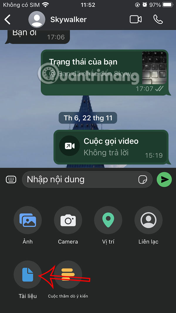 How to scan documents directly using WhatsApp Picture 2