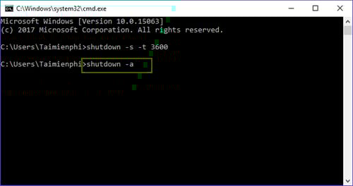 Picture 5 of How to schedule a laptop shutdown using CMD commands for Windows 10, 8, 7, and XP