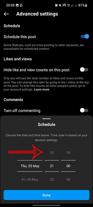 How to schedule posts on Instagram Picture 3