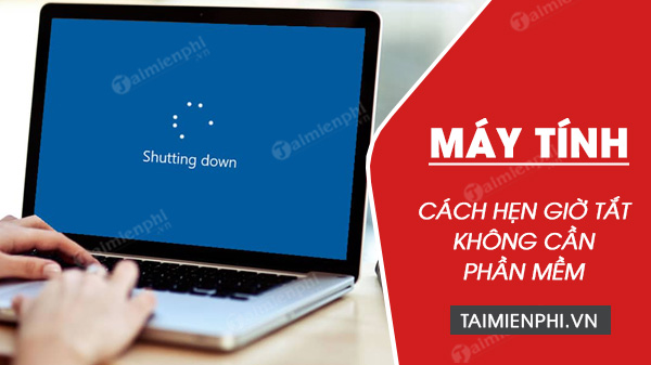 Picture 1 of How to schedule your computer to shut down automatically without software.