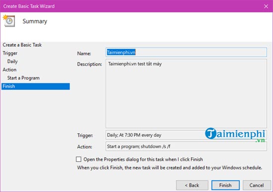 Picture 9 of How to schedule your computer to shut down automatically without software.