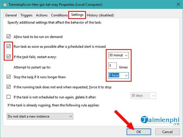 Picture 13 of How to schedule your computer to shut down daily