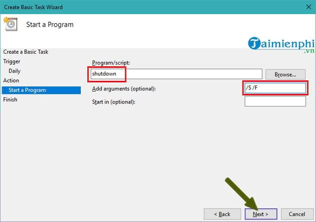 Picture 8 of How to schedule your computer to shut down daily
