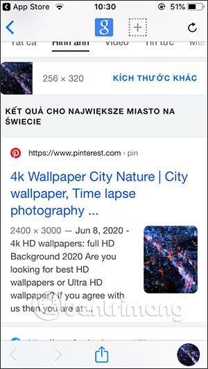 How to search for images using Google Images on your phone. Picture 15