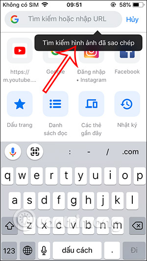 How to search for images using Google Images on your phone. Picture 3
