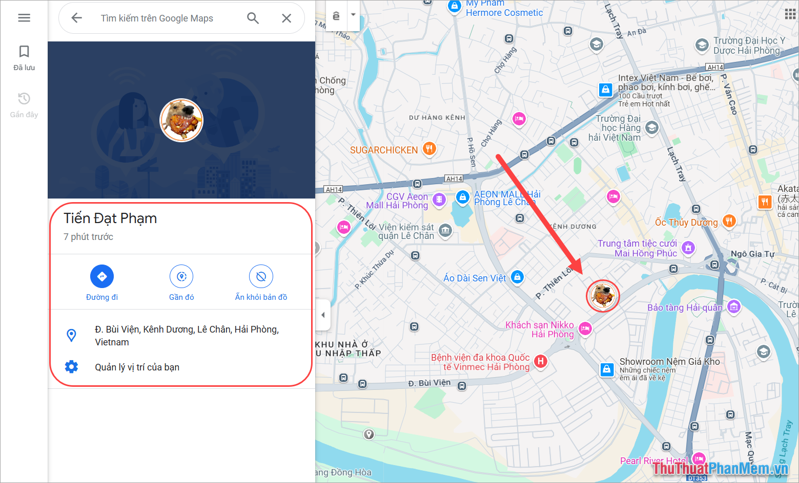 How to see someone else's location on Google Maps Picture 5
