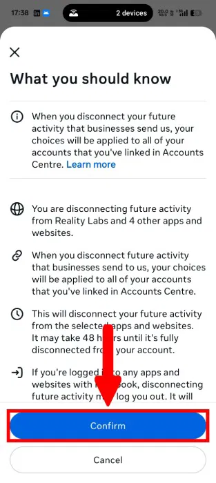How to See Which Websites Are Sharing Your Activity with Instagram Picture 10
