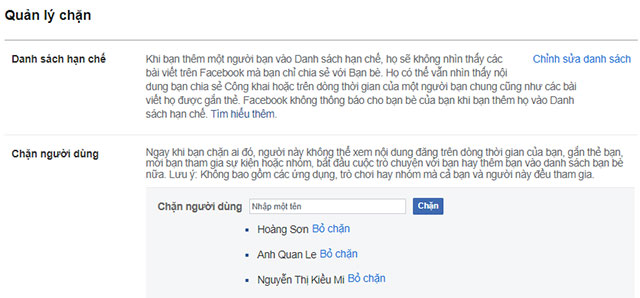 Picture 5 of How to see who you've blocked on Facebook