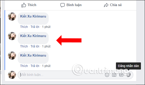 How to send blank messages on Messenger, post status, leave blank comments on Facebook Picture 14