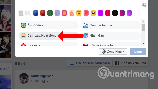 How to send blank messages on Messenger, post status, leave blank comments on Facebook Picture 8