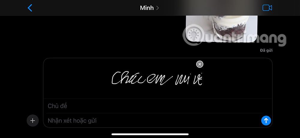 How to send handwritten messages on iPhone - New feature updated on iMessage Picture 7