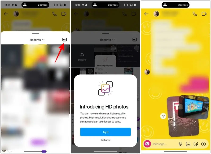 How to send high quality HD photos on Instagram Picture 1