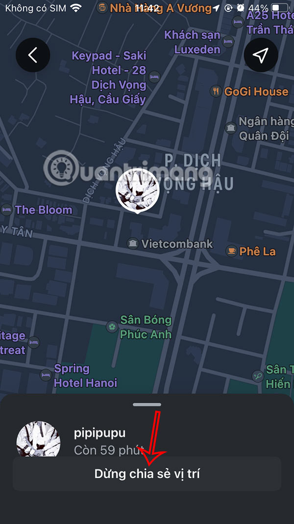 How to send live location on Instagram Picture 10