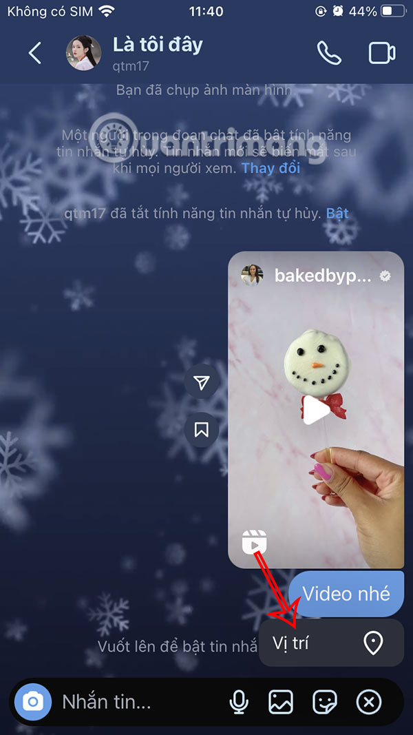 How to send live location on Instagram Picture 4