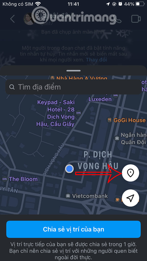 How to send live location on Instagram Picture 6