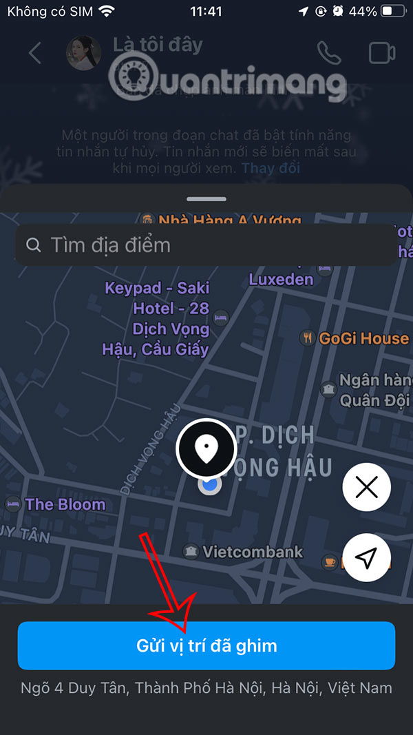 How to send live location on Instagram Picture 7