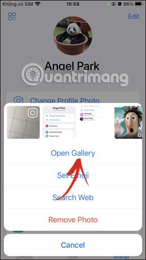 How to set a GIF image as your Telegram avatar Picture 3