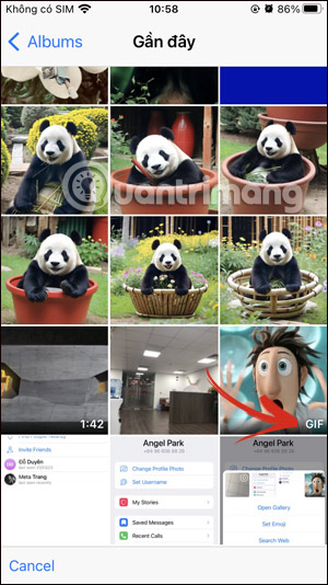 How to set a GIF image as your Telegram avatar Picture 4