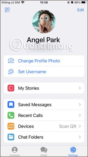 How to set a GIF image as your Telegram avatar Picture 6