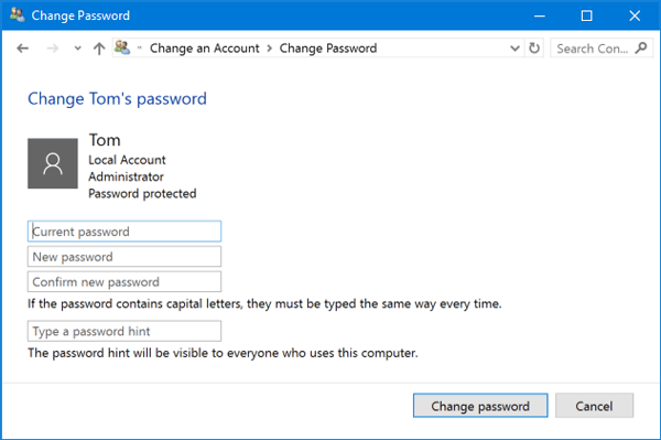 How to set a password for Windows 10 computer, how to change Windows 10 password Picture 24