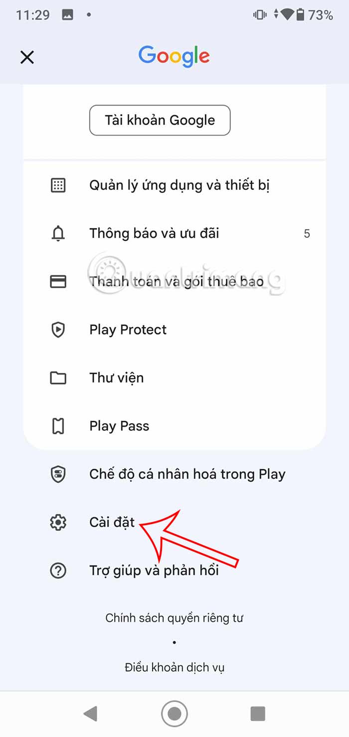 How to set a password to download applications on Android Picture 2
