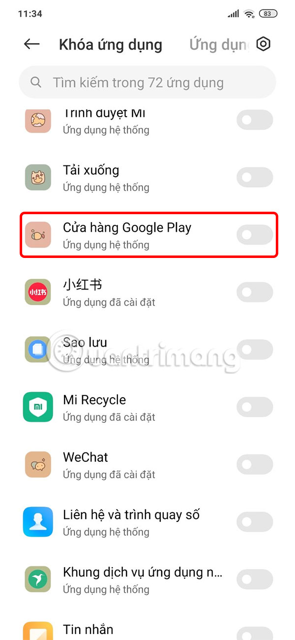 How to set a password to download applications on Android Picture 9