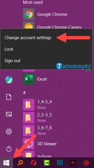 How to set a Windows 10 password, set a password for Windows 10 computer Picture 1