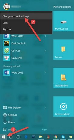 How to set a Windows 10 password, set a password for Windows 10 computer Picture 21