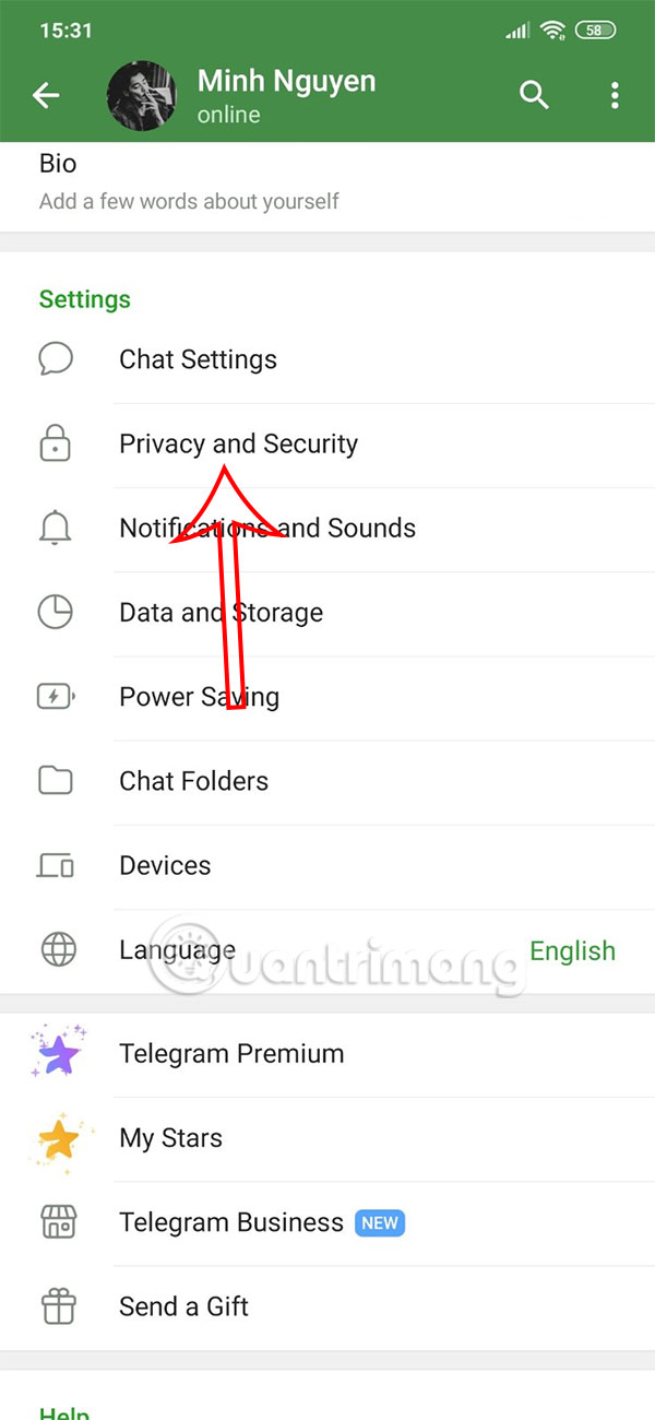 How to set public Telegram account profile picture Picture 3