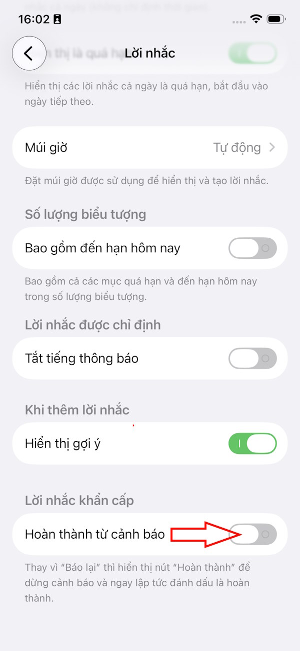 How to set alarm style for reminders on iPhone Picture 11