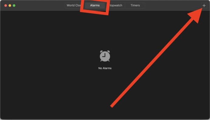 How to set an alarm on a Mac Picture 1