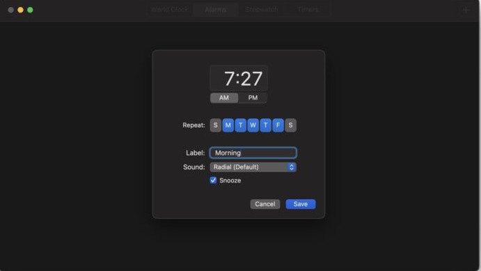How to set an alarm on a Mac Picture 2