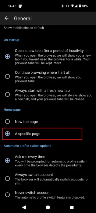 How to set ChatGPT as default search engine on Android Picture 10