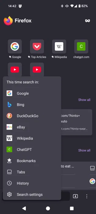 How to set ChatGPT as default search engine on Android Picture 7