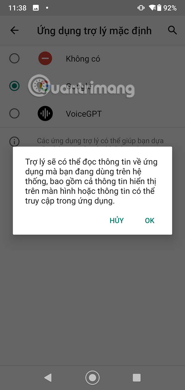 How to set ChatGPT as Android voice assistant Picture 8