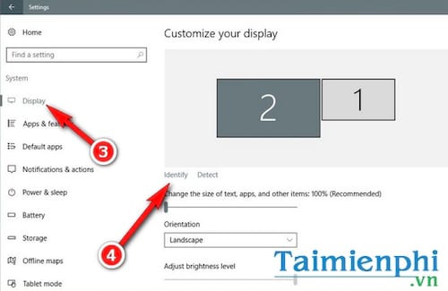 Picture 3 of How to set different resolutions for multiple monitors on Windows 10