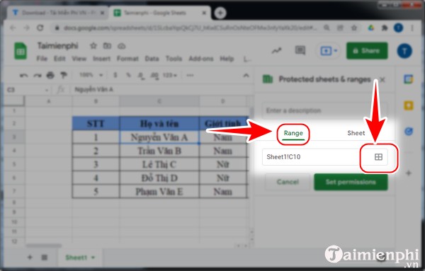 Picture 3 of How to set edit permissions for spreadsheets in Google Sheets