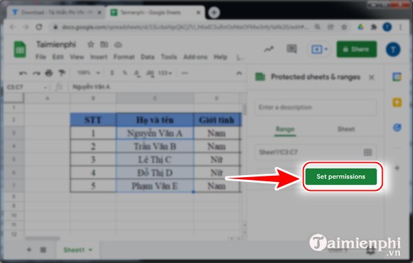 Picture 5 of How to set edit permissions for spreadsheets in Google Sheets