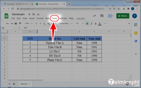 Picture 9 of How to set edit permissions for spreadsheets in Google Sheets
