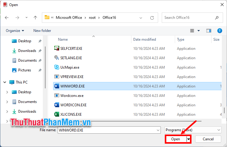 How to set password for application on Windows 11 computer Picture 10