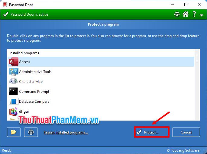 How to set password for application on Windows 11 computer Picture 11