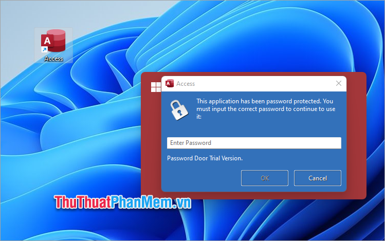 How to set password for application on Windows 11 computer Picture 14