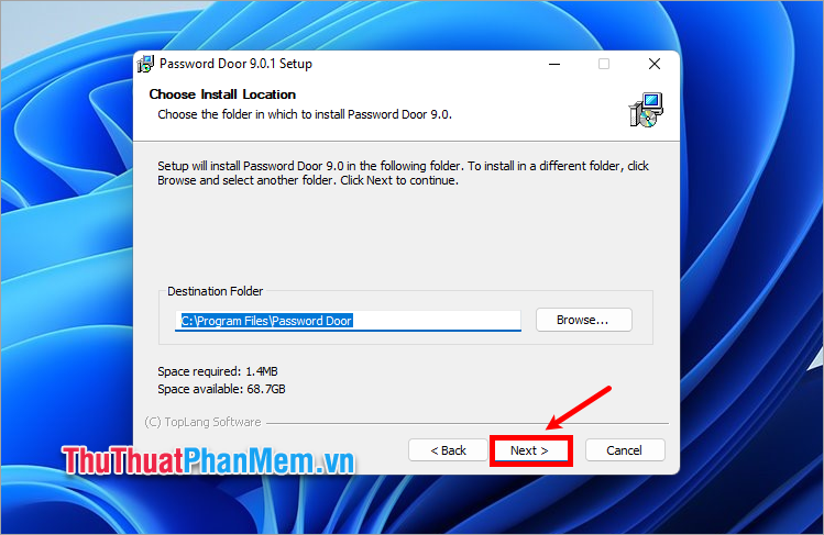 How to set password for application on Windows 11 computer Picture 5