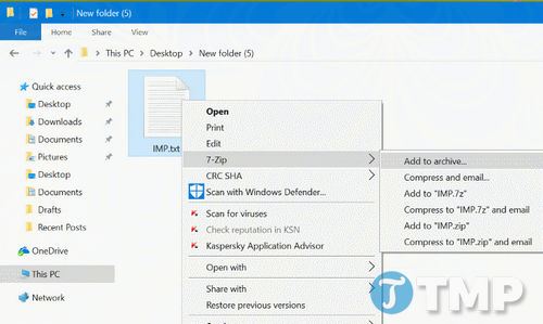 How to set password to protect files on Windows 10 Picture 6