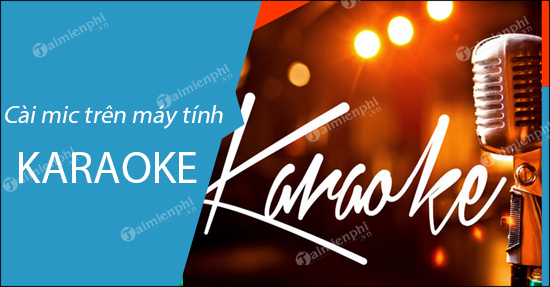 Picture 1 of How to set up a microphone for karaoke, recording, and speaking on a computer or laptop.