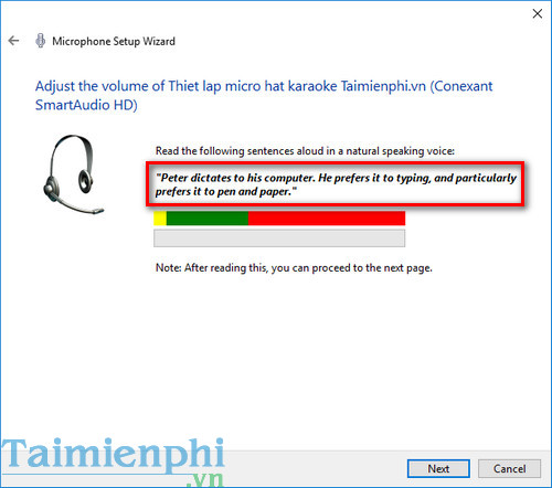 Picture 12 of How to set up a microphone for karaoke, recording, and speaking on a computer or laptop.