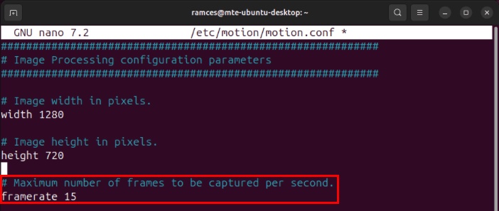 How to set up a motion detection webcam in Ubuntu Picture 4