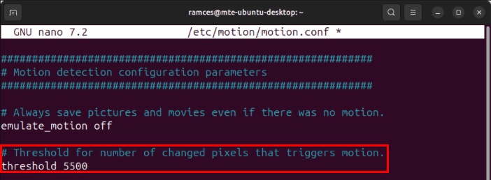 How to set up a motion detection webcam in Ubuntu Picture 7